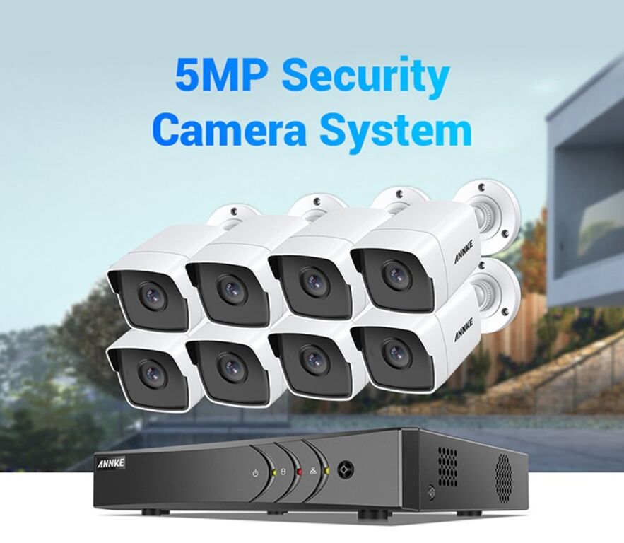 5MP x 8 kaamerat + DVR-salvesti + kaablid VALVEKS