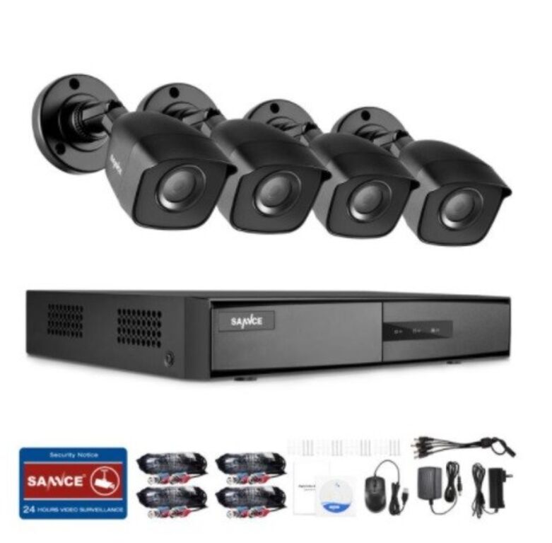 4-kaameraga 1080P 2MP videovalve komplekt Sannce