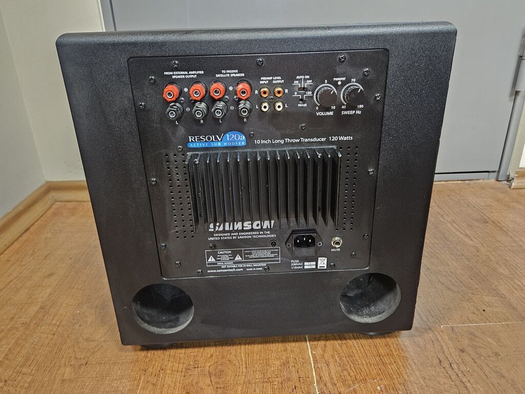 Samson Resolv Sub 120A Subwoofer aktiv, 10