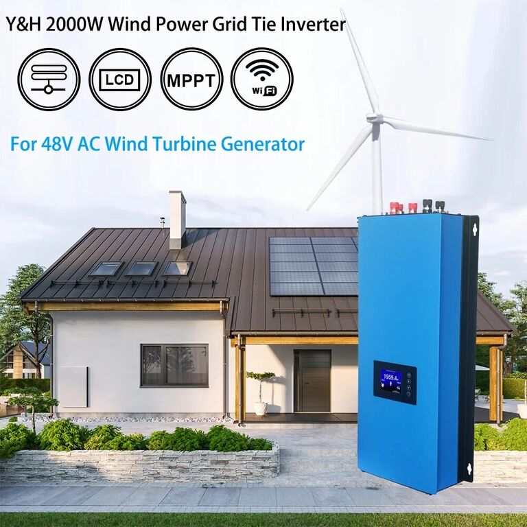2kW tuulegeneraator + MAST + 220V seinapistikusse
