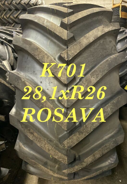 K701 rehvid 28,-R26 ROSAVA 12pr