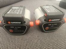 Väga heas korras Gardena 2 akut+laadija
