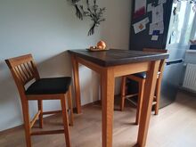 Tamme täispuidust baarilaud + 2 baaritooli