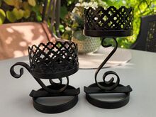 Подсвечники из металла