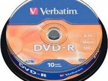DVD-R toorikud 10tk Verbatim Azo 4,7GB 16x120min