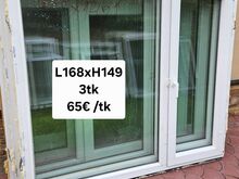 Kasutatud PVC aknad/ uksed