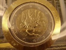 Vatikani 2-eurone münt 2008