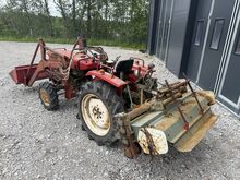 Väiketraktor Yanmar YM2210d laaduriga + frees
