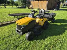 Uueväärne murutraktor stiga tornado 5108w käruga