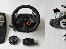 Rool Logitech G29, käigukang Thrustmaster TH8A