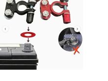 Akuklemmid kiirlukustusega 12V 24V 2tk