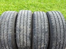 Terasveljed 5x130 uute rehvidega 235/65 C R16, 8mm