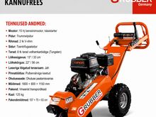 Kännufrees GRUBBER 15 hj