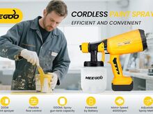 КРАСКОПУЛЬТ 1000 мл для аккумуляторов DeWalt 20 В, НОВЫЙ