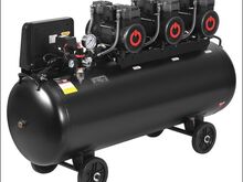 Безмасляный компрессор 200л 3x2200Вт + сепаратор KD4084