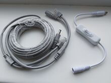 5,5mm ja RJ45 toite-/võrgupikendus, jätkupistik