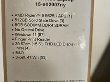 HP Pavilion Laptop 15-eh2007ny