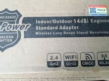 Võimas 14dB WiFi adapter USB-ühendusega (uus)