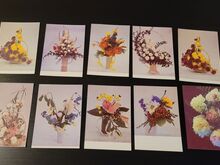 Uued NSVL/ENSV retro postkaardid 50tk "Lilled"