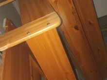 РАЗДВИЖНАЯ ДЕТСКАЯ ДЕРЕВЯННАЯ ДВУХЪЯРУСНАЯ КРОВАТЬ