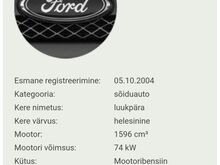 Ford Focus 1.6 74kw, 2004, reg. Makstud. Üv.06/27