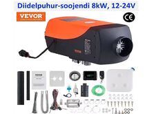 Diiselpuhur-soojendi​ 8kW, 12-24 volti, LCD + pult
