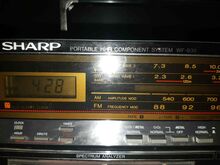 MÜÜA  töökorras SHARP WF-939 "boombox"