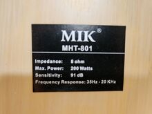 МІК MHT-801 HiFi põranda kõlarid