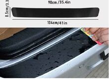 Car Rear Bumper Sticker Carbon Fiber 90cm*7,5cm