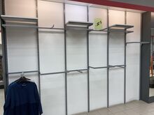 Kaupluse riiul/riidepoe seinamoodul 60x270cm