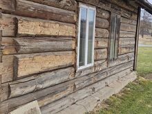 Для перемещения старого бревенчатого дома
