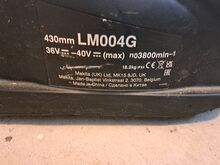 Аккумуляторная газонокосилка Makita LM004GM103, 43 см