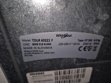 Pesumasin Whirlpool TDLR60221F 6kg 1200p/min