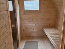 Ovaalsaun 3,5 x 4,5 m  3 ruumi