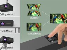 LED-projektor WEWATCH V10 Pro WiFi Bluetooth 1080P