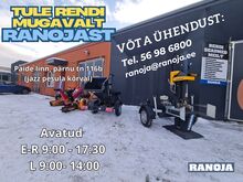 Aiatehnika rent E-R 9:00-17:30, L 9:00-14:00