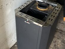 Новая каменка Skamet PS-210 GL с панелью из нержавеющей стали