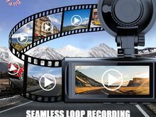 АВТОМОБИЛЬНЫЙ ВИДЕОРЕГИСТРАТОР 4K, 5 ГГц WiFi, GPS, карта 128 �