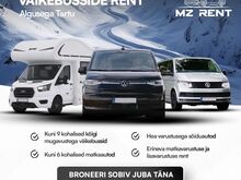 Sõiduautode, väikebusside ja matkaautode rent