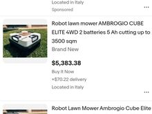 Robotniiduk Ambrogio cube Elite 4WD 3500m2