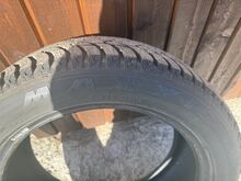 Зимние шины, бывшие в употреблении одну зиму