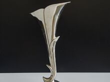 Rootsi vintage hõbetatud vaas "Calla" (Ystad-Metal