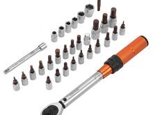 PÖÖRDEMOMENTI VÕTI 1/4" 5–25 Nm KOMPLEKT 32 tk KD1