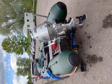 Mootorpaat Kolibri 450/ Honda 30hp/ Haagis/ lisad
