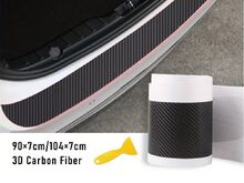 Car Rear Bumper Sticker Carbon Fiber 90cm*7,5cm