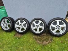 Volvo originaal veljed 17" ja Dunlop Winter Sport