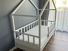 Детская кровать с ящиком для белья