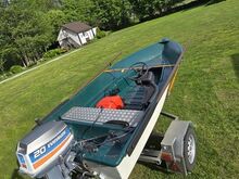 Финская моторная лодка 3,85 м + Evinrude 20/25 л.с. + прицеп