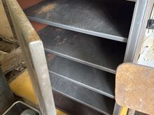 Vintage suur metallkapp – industrial/loft