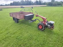 Motoplokk MTZ 09 käru ja haakeriistadega